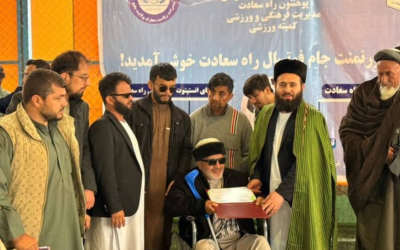 برگزاری “بازی فوتسال نابینایان” ولایت بلخ!